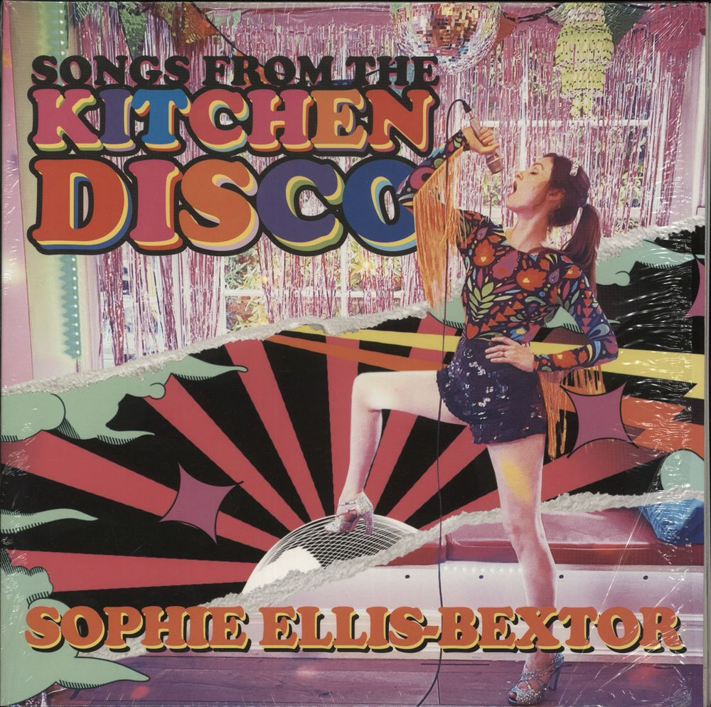 Sophie Ellis Bextor Songs From The Kitchen Disco - Pink vinyl UK 2-LP vinyl record set (Double LP Album) EBGBSLP006X