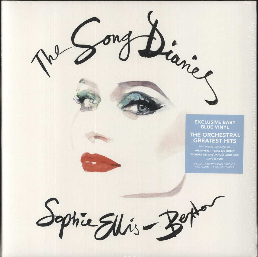 Sophie Ellis Bextor The Song Diaries - 140gm Blue Vinyl - Sealed UK 2-LP vinyl record set (Double LP Album) EBGBSLP005X
