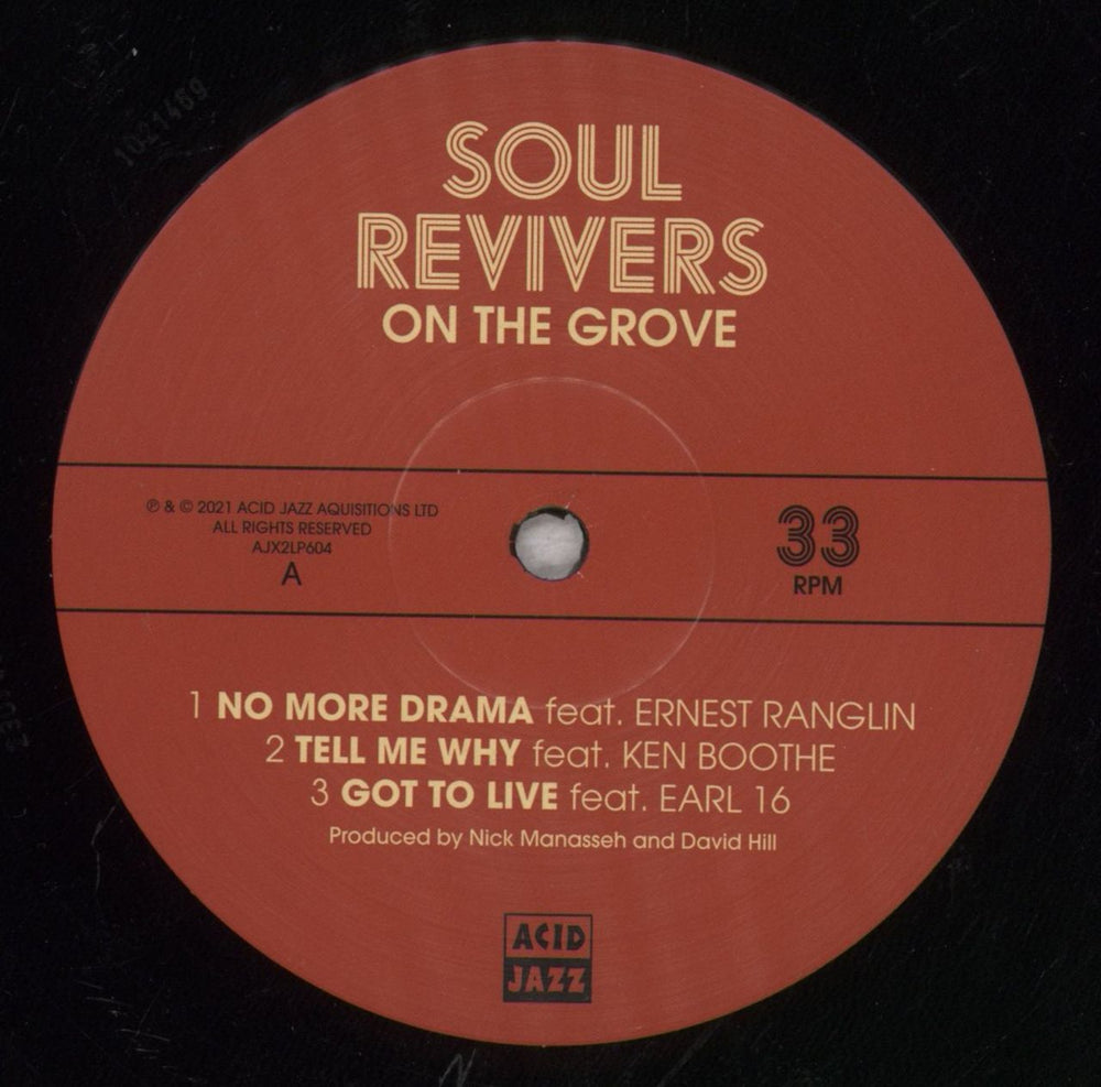 Soul Revivers On The Grove UK 2-LP vinyl record set (Double LP Album) 8O82LON846600