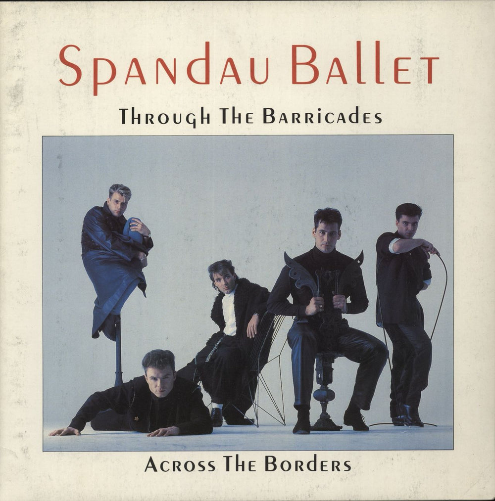 Spandau Ballet Through The Barricades - Across The Borders UK tour programme TOUR PROGRAMME