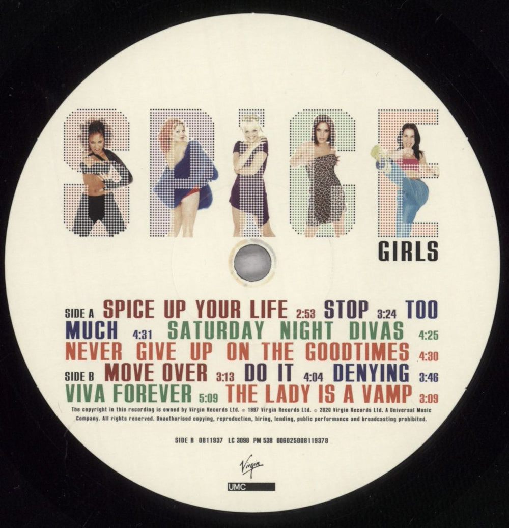 Spice Girls Spice World - 180gram Vinyl UK vinyl LP album (LP record) PICLPSP840525