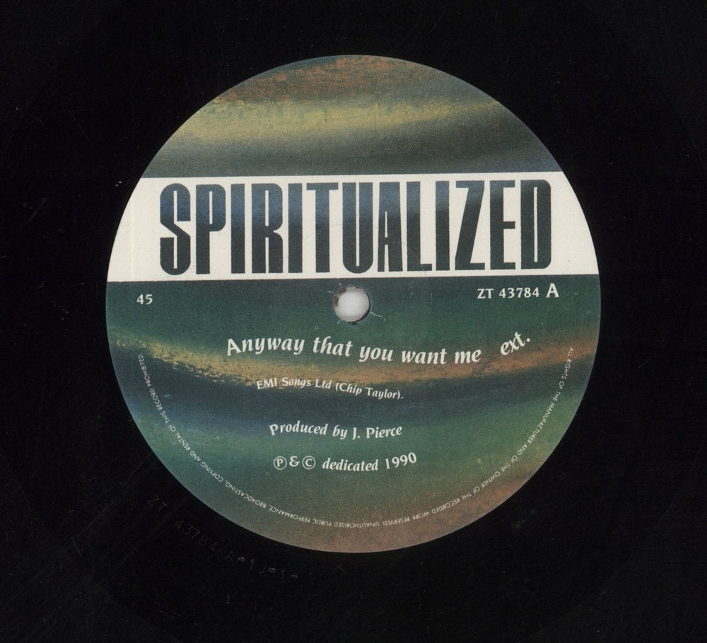 Spiritualized Anyway That You Want Me UK 12" vinyl single (12 inch record / Maxi-single) SPZ12AN87210