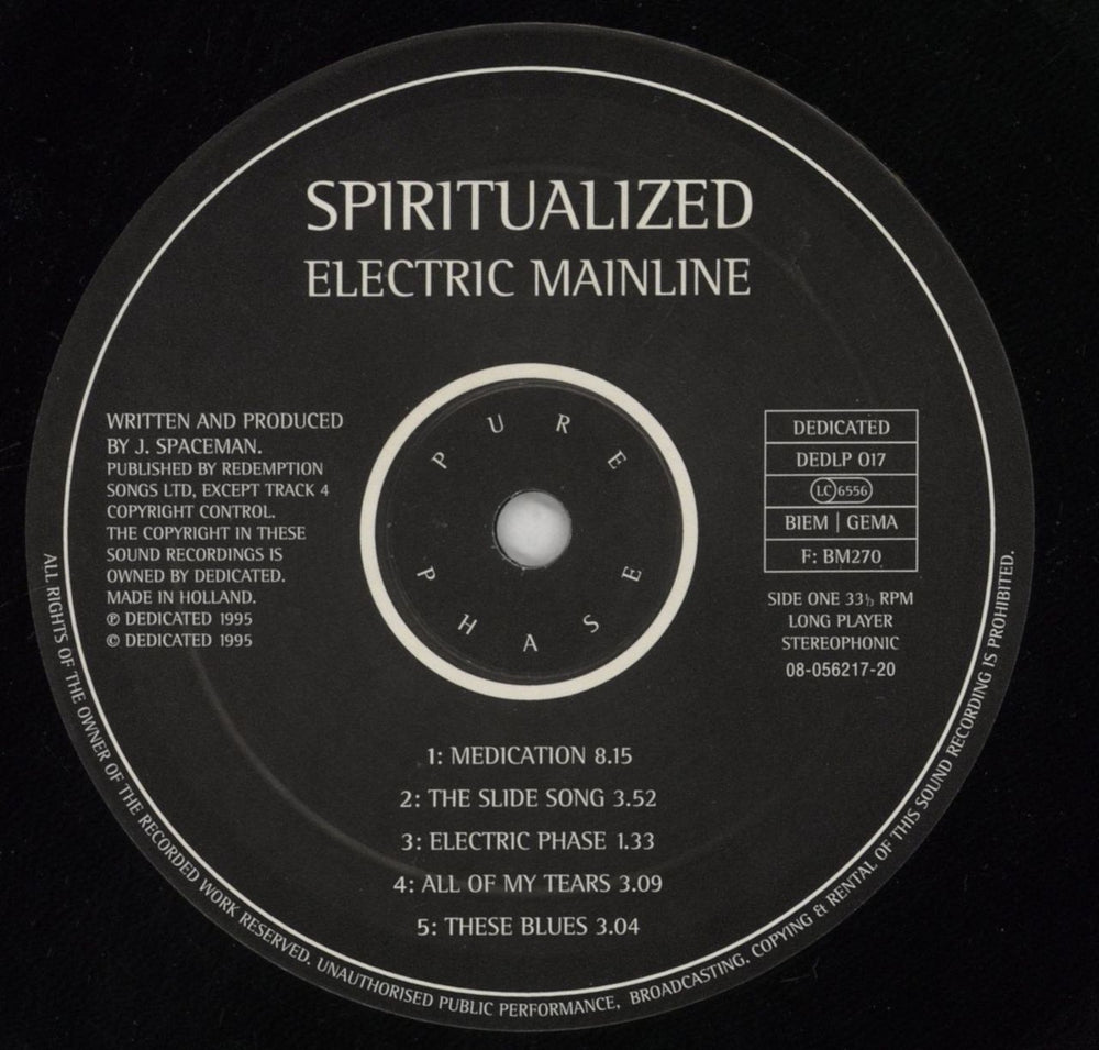 Spiritualized Pure Phase UK 2-LP vinyl record set (Double LP Album) SPZ2LPU852548