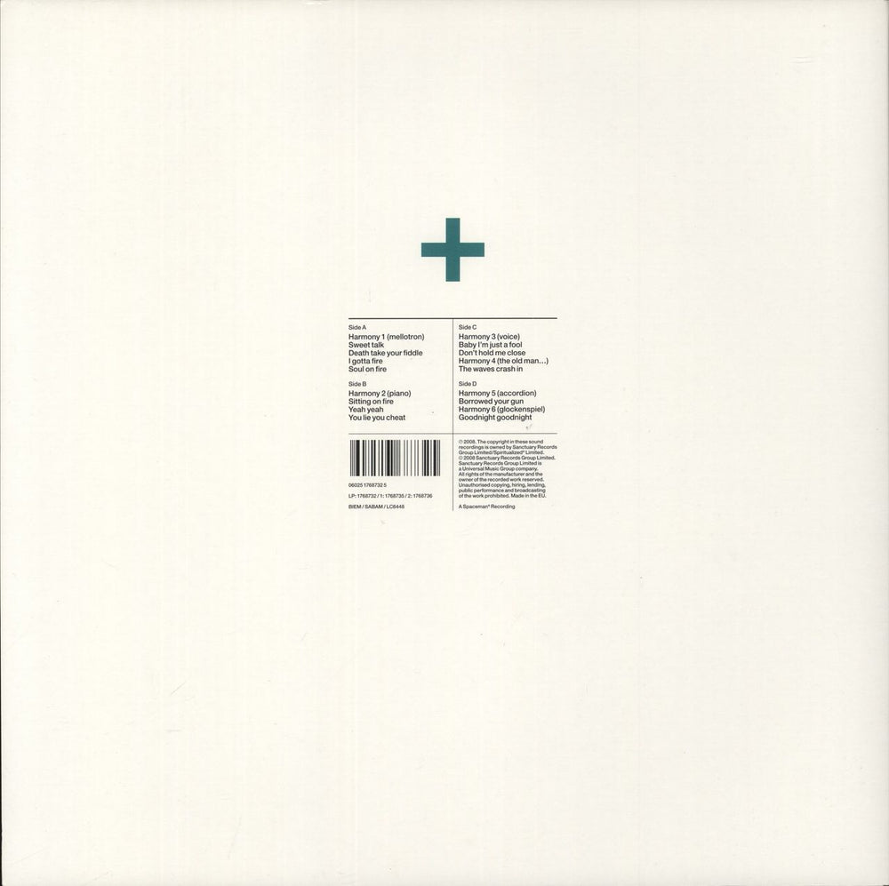 Spiritualized Songs In A&E UK 2-LP vinyl record set (Double LP Album) 602517687325