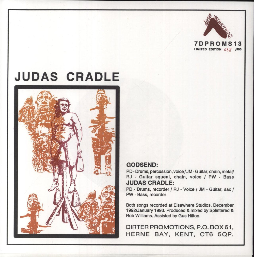 Splintered Godsend UK 7" vinyl single (7 inch record / 45)