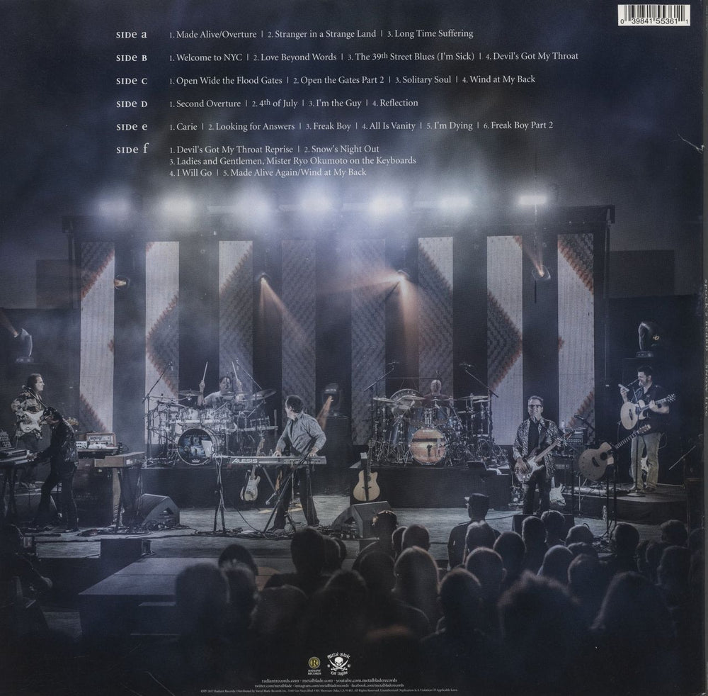 Spock's Beard Snow Live US 3-LP vinyl record set (Triple LP Album) 039841553611