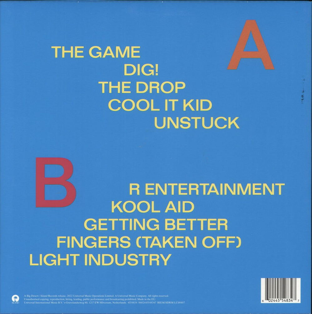 Sports Team Gulp! - 180g Yellow Vinyl - Alternate Blue Sleeve - Autographed UK vinyl LP album (LP record) 602445548347