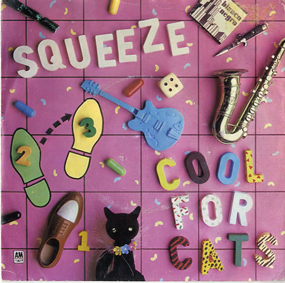 Squeeze Cool For Cats - Salmon Vinyl + P/S UK 7" vinyl single (7 inch record / 45) AMS7426