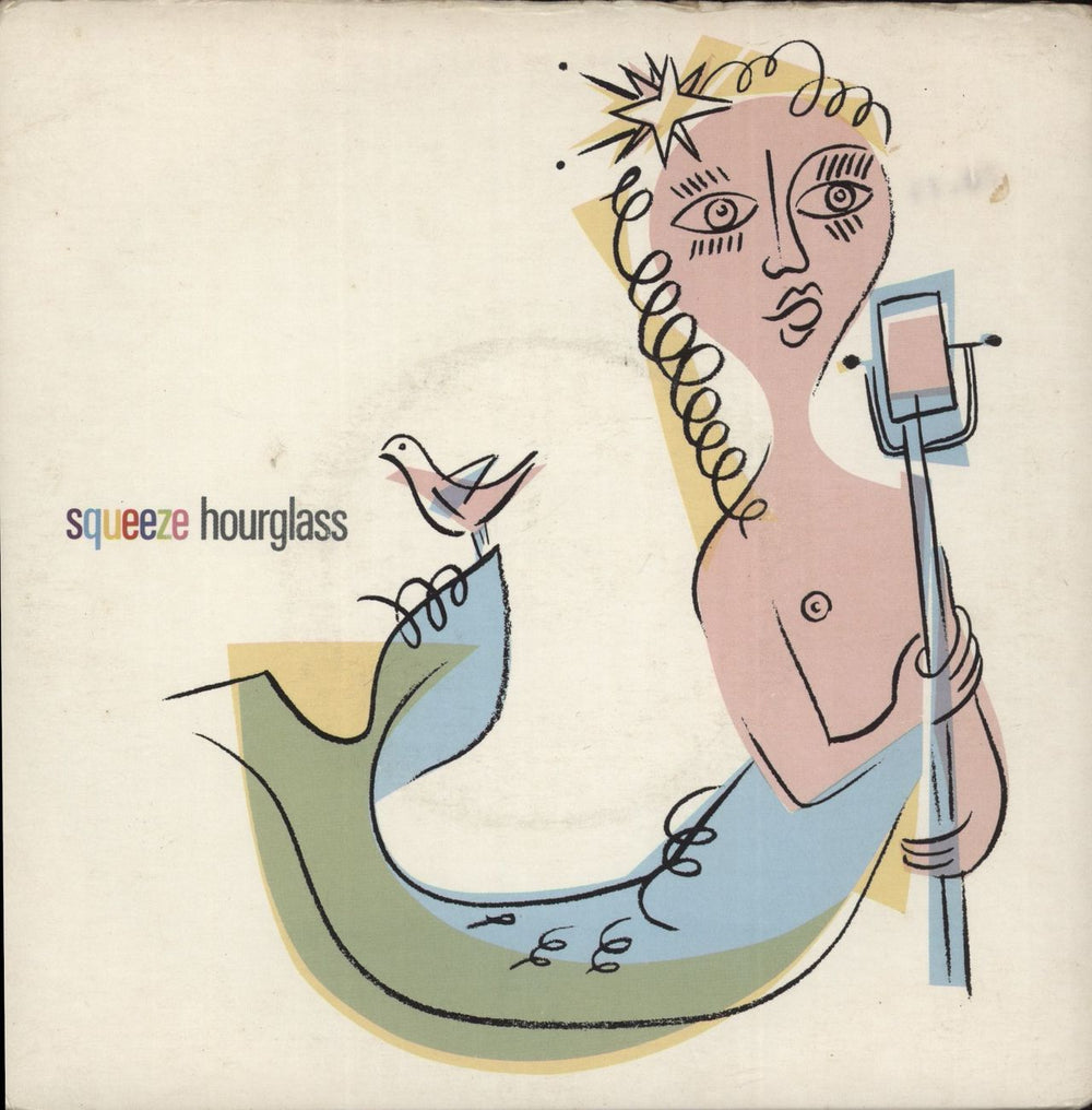 Squeeze Hourglass UK 7" vinyl single (7 inch record / 45) AM400