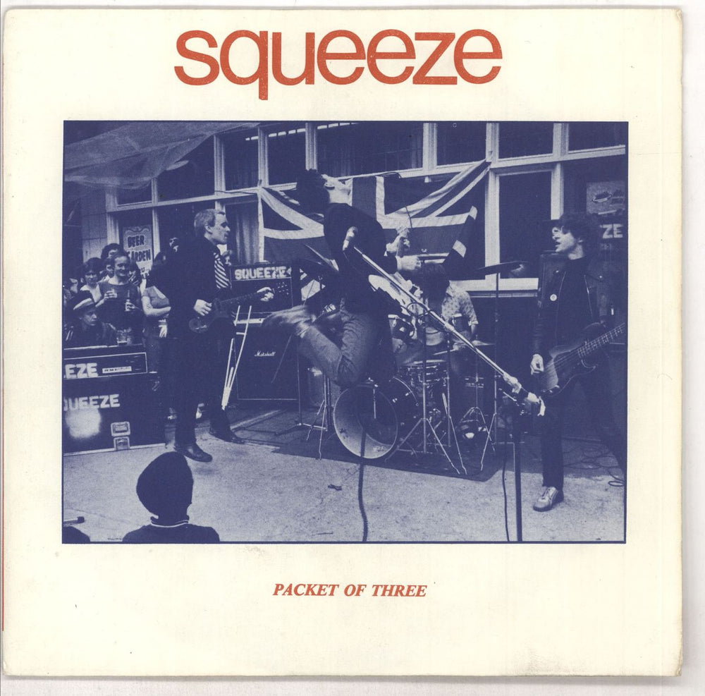 Squeeze Packet Of Three EP - 1st UK 7" vinyl single (7 inch record / 45) DFC01