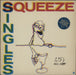 Squeeze Singles - 45's And Under - Sticker + Insert UK vinyl LP album (LP record) AMLH68552