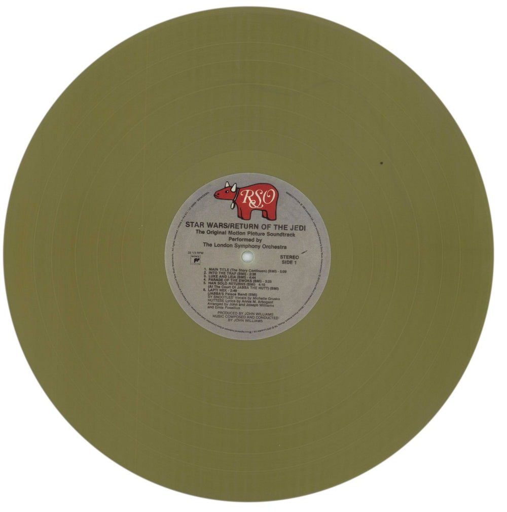 Star Wars Return Of The Jedi - Gold Vinyl German vinyl LP album (LP record) WRSLPRE856596