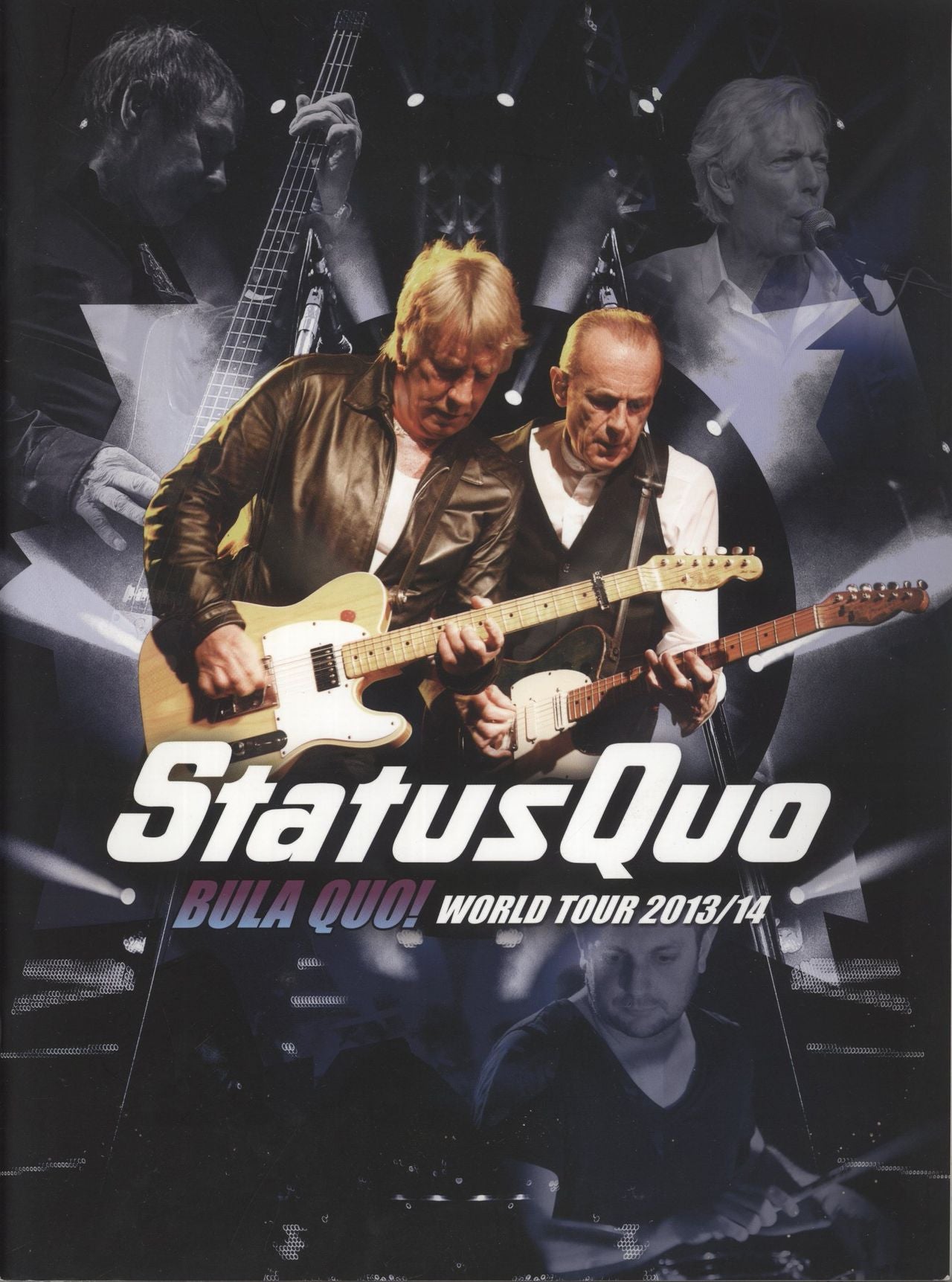 Status Quo Bula Quo! UK tour programme PROGRAMME & EXTRAS