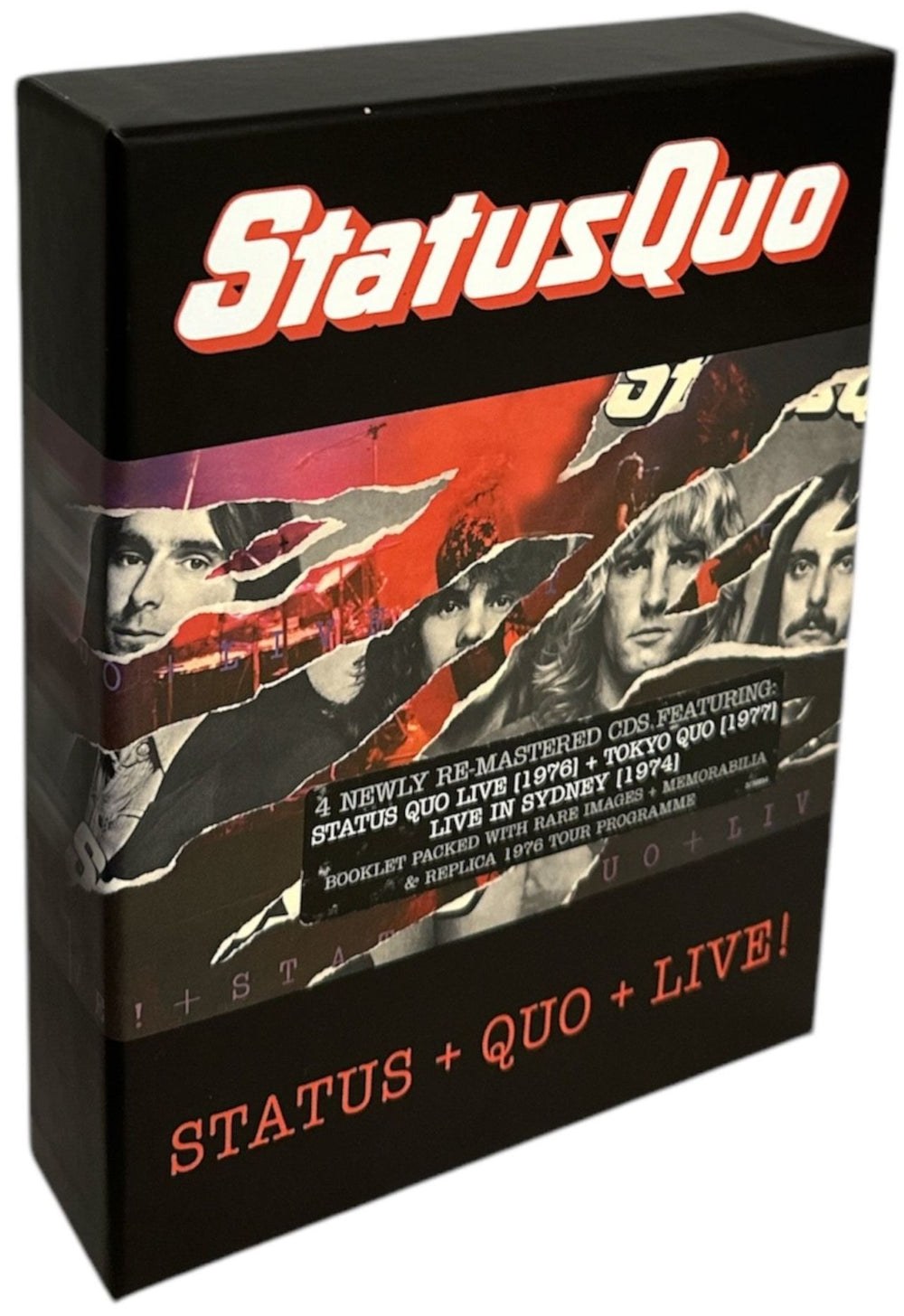 Status Quo Live! UK CD Album Box Set 373985-4