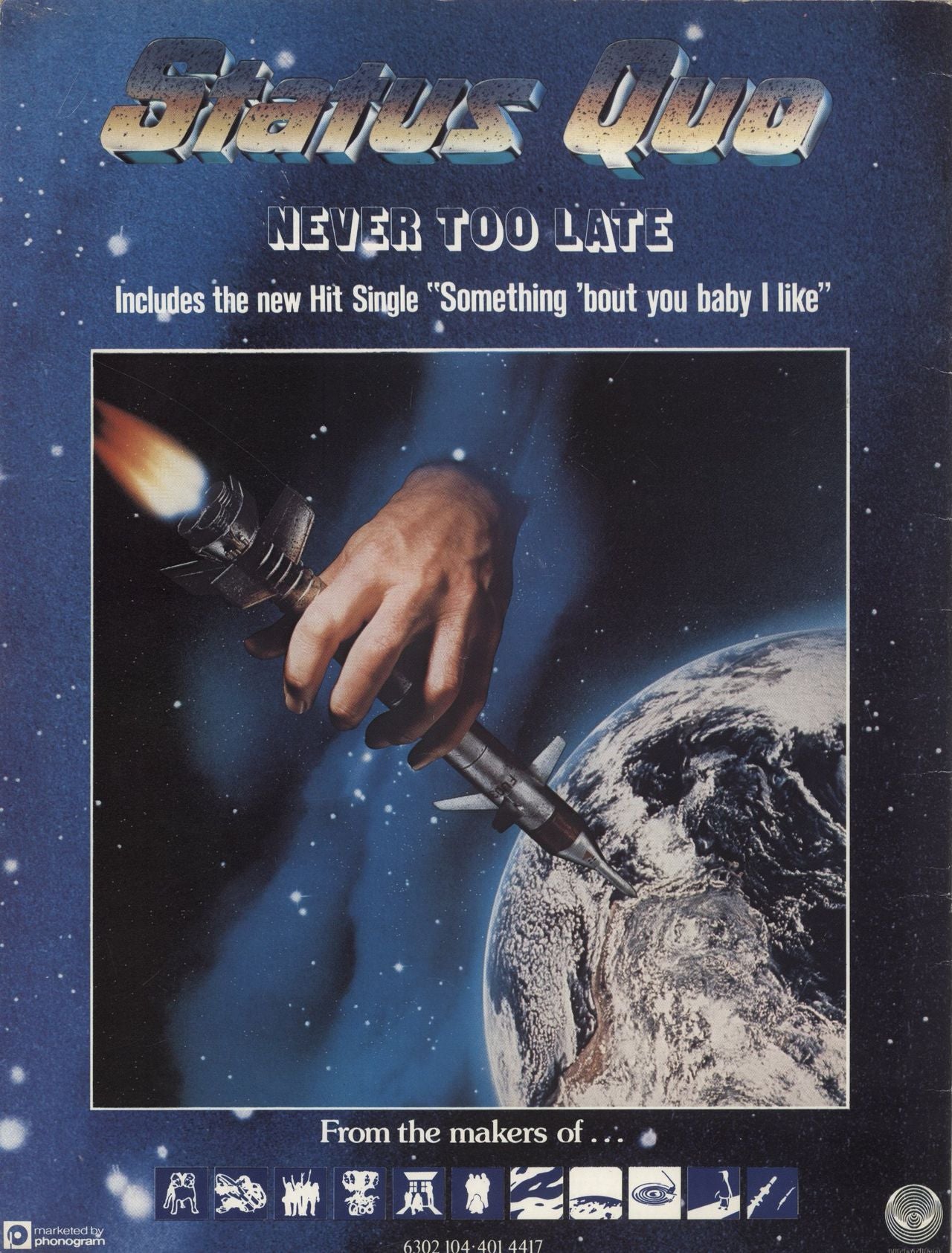 Status Quo Never Too Late - EX UK tour programme
