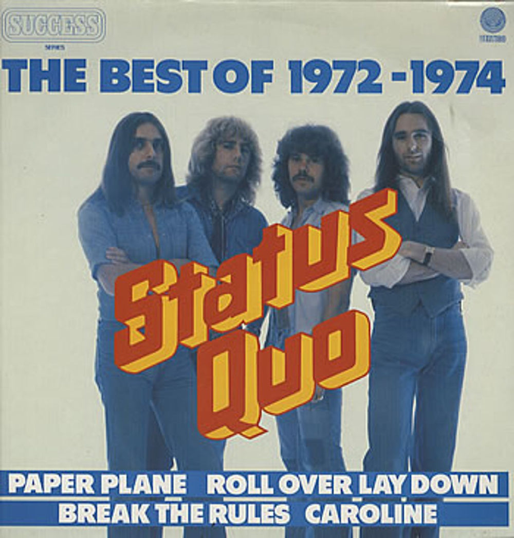 Status Quo The Best Of 1972-1974 Dutch vinyl LP album (LP record) 9279314