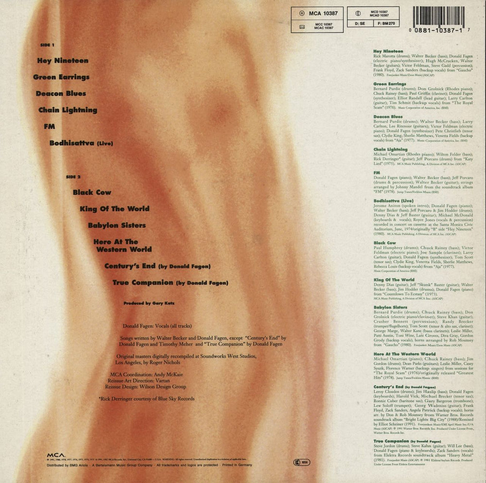 Steely Dan Gold [Expanded Edition] UK vinyl LP album (LP record) 008811038717