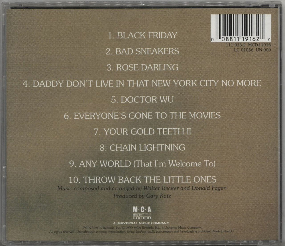 Steely Dan Katy Lied UK CD album (CDLP) 008811191627