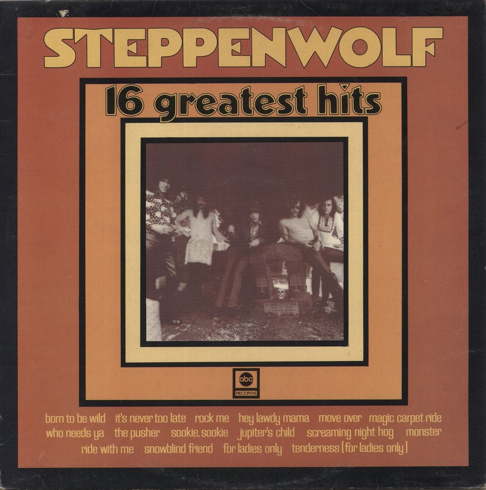 Steppenwolf 16 Greatest Hits UK vinyl LP album (LP record) ABCL5028