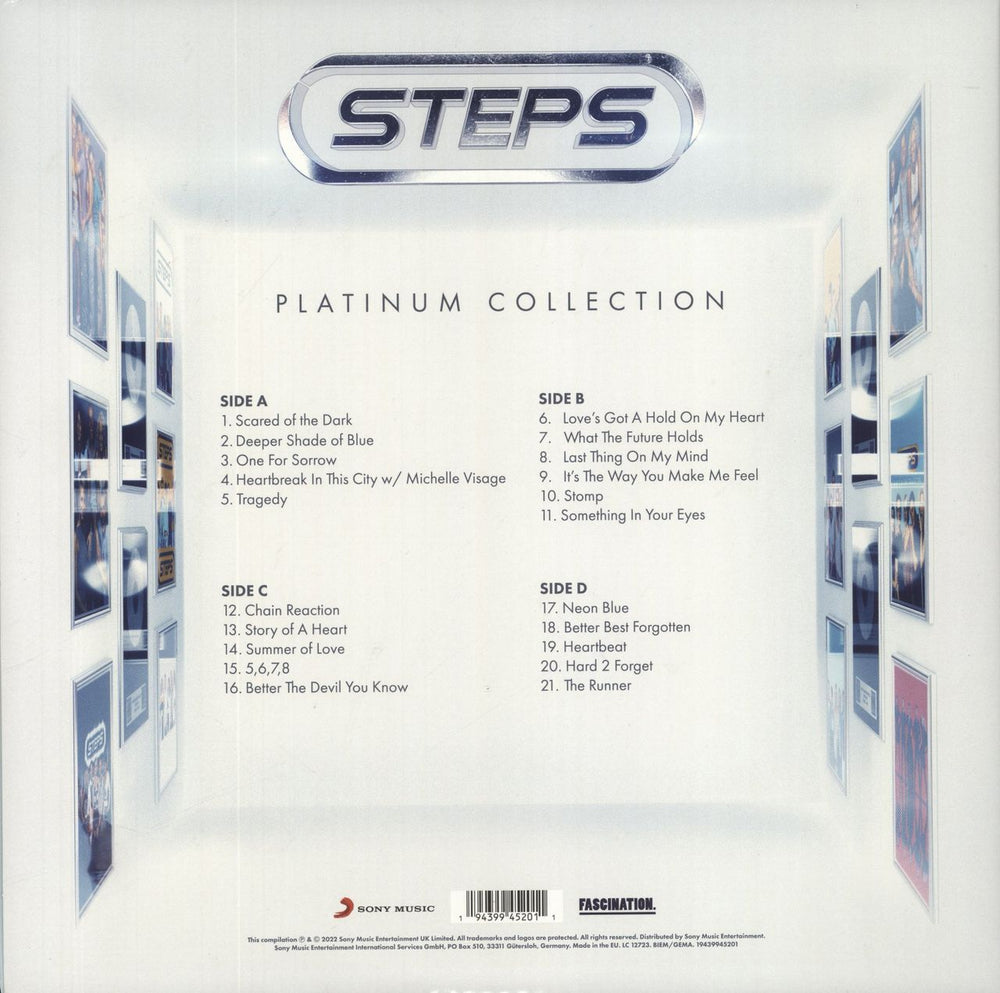 Steps Platinum Collection - Silver Splash Vinyl UK 2-LP vinyl record set (Double LP Album) 194399627716