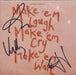 Stereophonics Make 'Em Laugh Make 'Em Cry Make 'Em Wait - Pink Vinyl + Autographed UK vinyl LP album (LP record) OPHLPMA873562