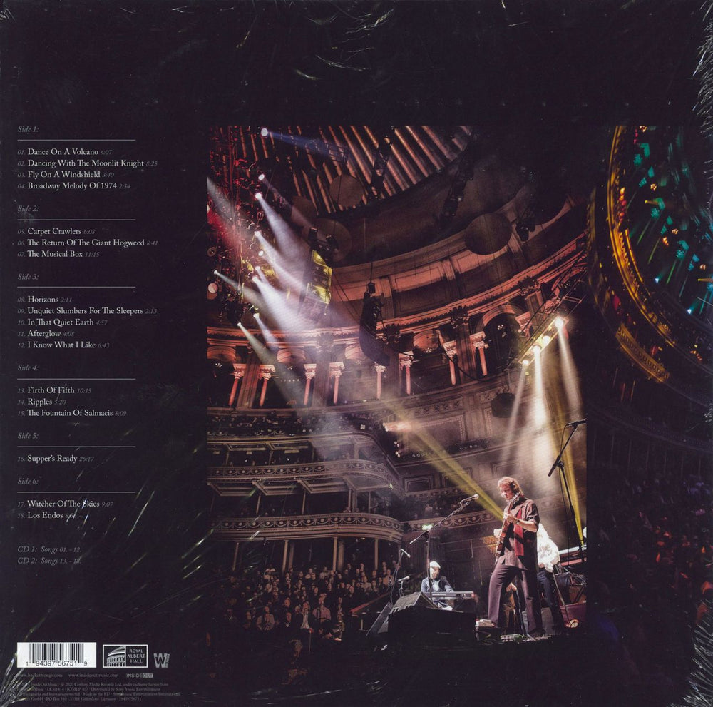 Steve Hackett Genesis Revisited: Live At The Royal Albert Hall - Shrink UK 3-LP vinyl record set (Triple LP Album) 194397567519