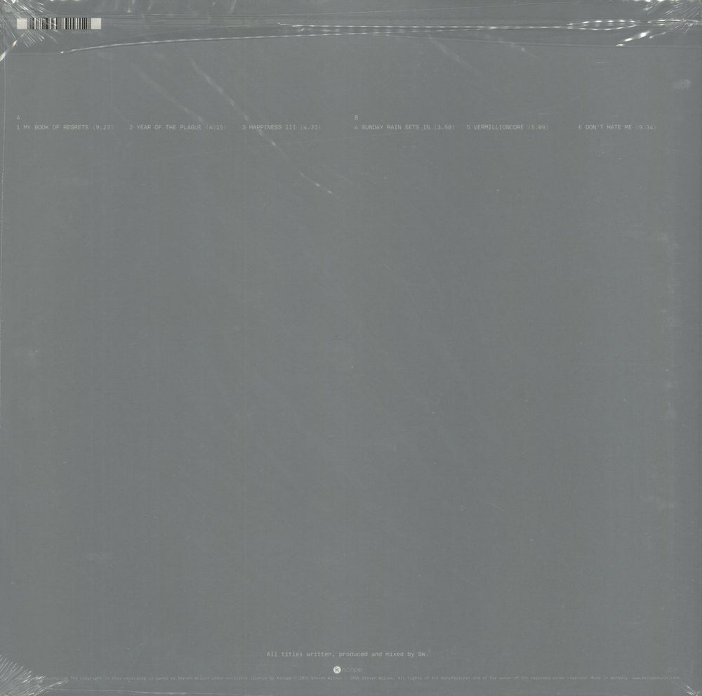 Steven Wilson 4 & 1/2 [Four & Half] - Sealed UK vinyl LP album (LP record) 802644834726