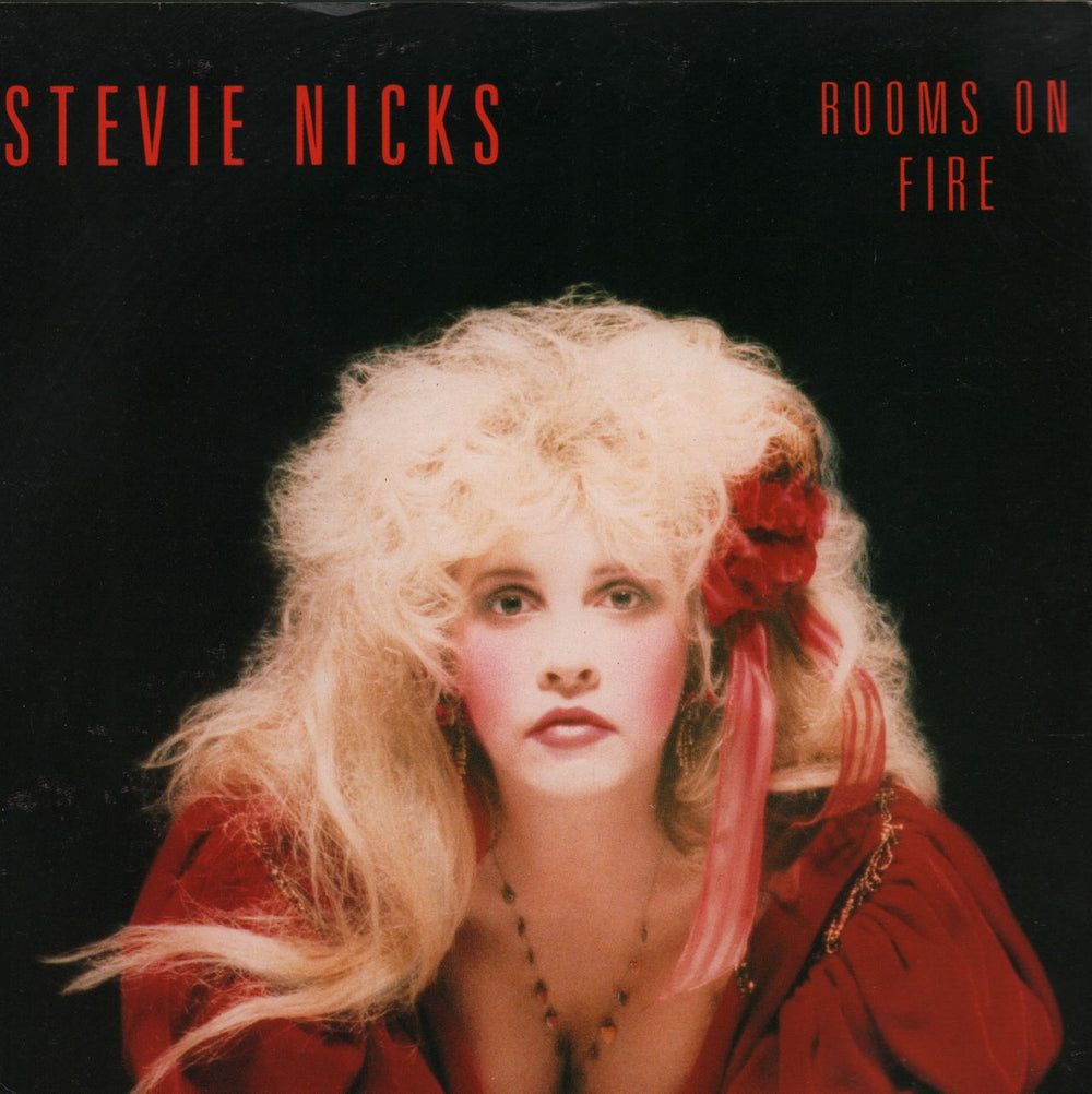 Stevie Nicks Rooms On Fire - Solid UK 7" vinyl single (7 inch record / 45) EM90