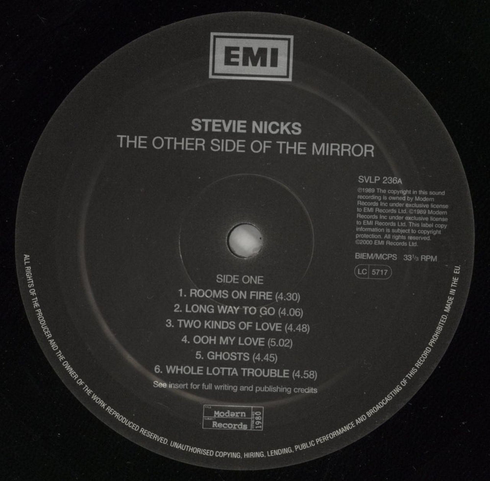 Stevie Nicks The Other Side Of The Mirror - 180gram Vinyl UK vinyl LP album (LP record) NICLPTH165247