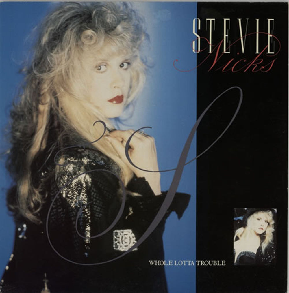 Stevie Nicks Whole Lotta Trouble UK 12" vinyl single (12 inch record / Maxi-single) 12EM114