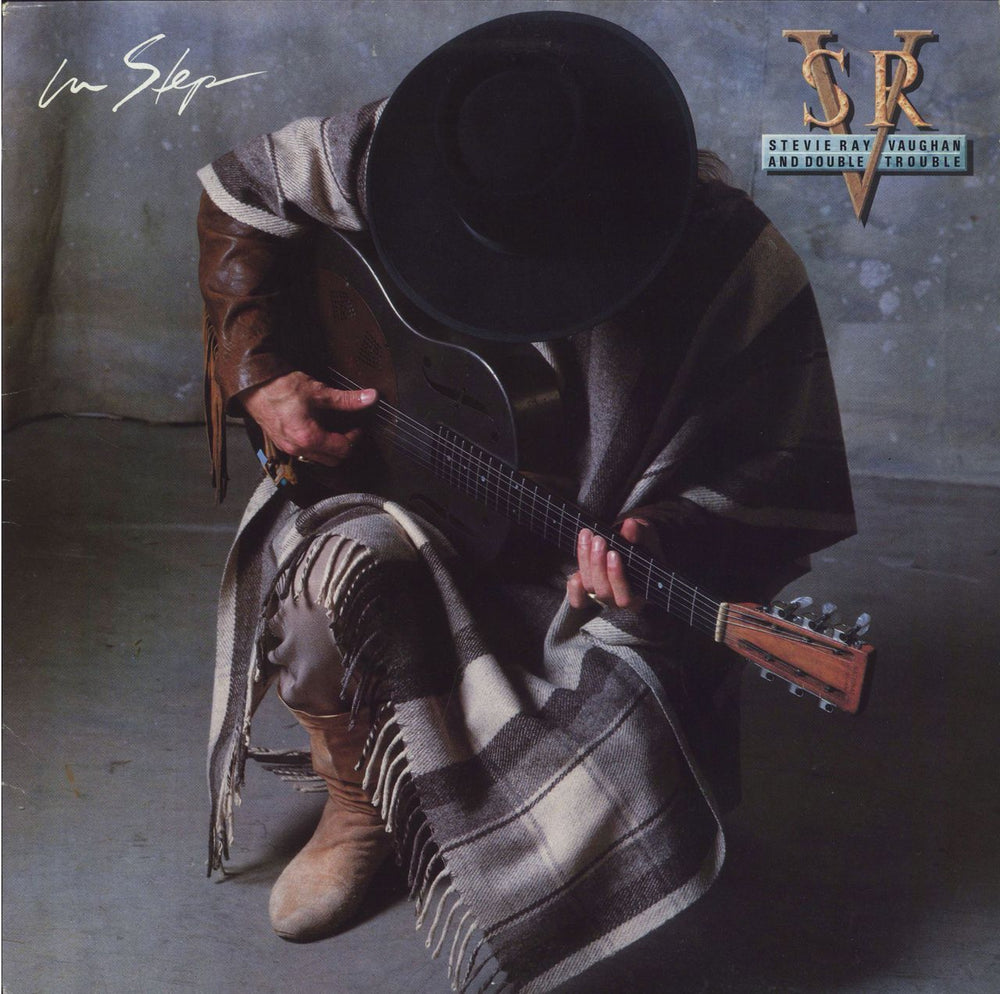 Stevie Ray Vaughan In Step UK vinyl LP album (LP record) 4633951