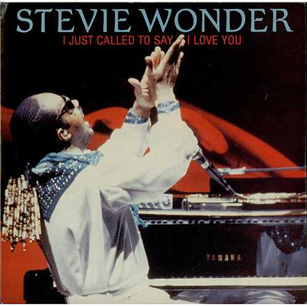 Stevie Wonder I Just Called To Say I Love You - P/S UK 7" vinyl single (7 inch record / 45) TMG1349