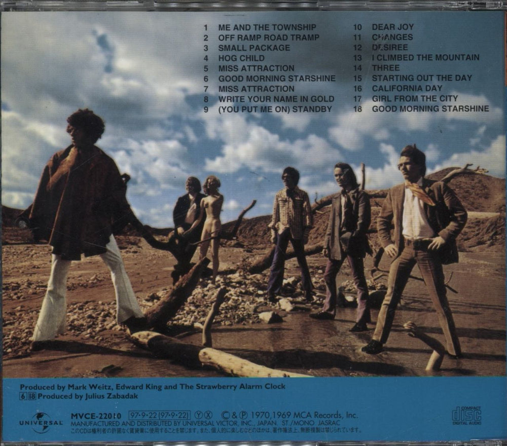 Strawberry Alarm Clock Good Morning Starshine Japanese CD album (CDLP) 4988067030191