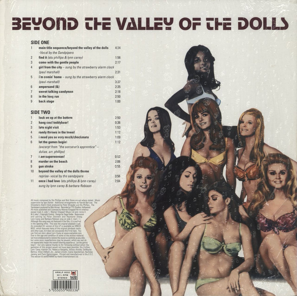 Stu Phillips Beyond The Valley Of The Dolls - Red Vinyl - Open Shrink UK vinyl LP album (LP record) 5055055900336