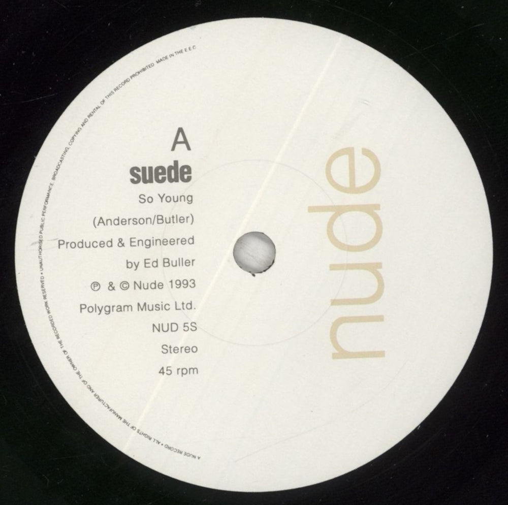 Suede So Young UK 7" vinyl single (7 inch record / 45) SUE07SO83994