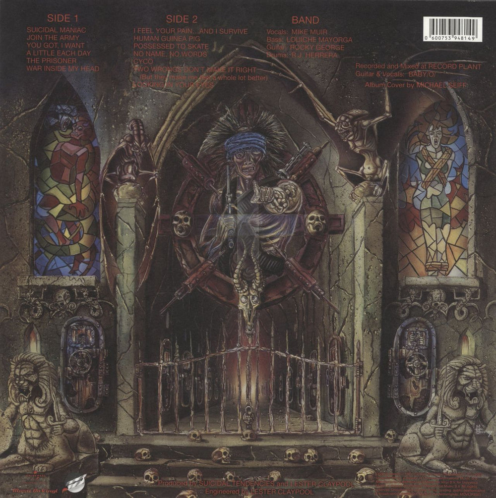 Suicidal Tendencies Join The Army - 180 Gram Vinyl US vinyl LP album (LP record) 017046133616