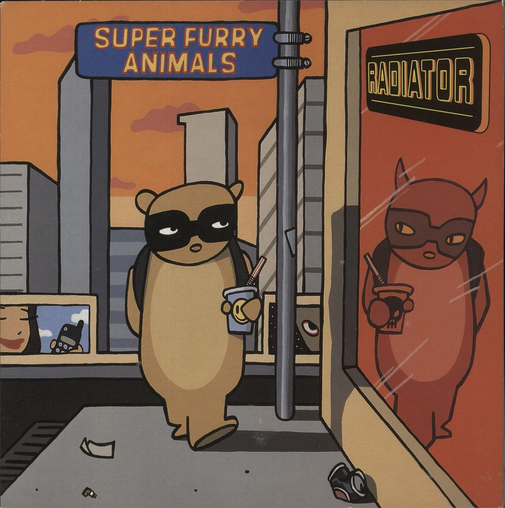Super Furry Animals Radiator - EX UK 2-LP vinyl record set (Double LP Album) CRELP214