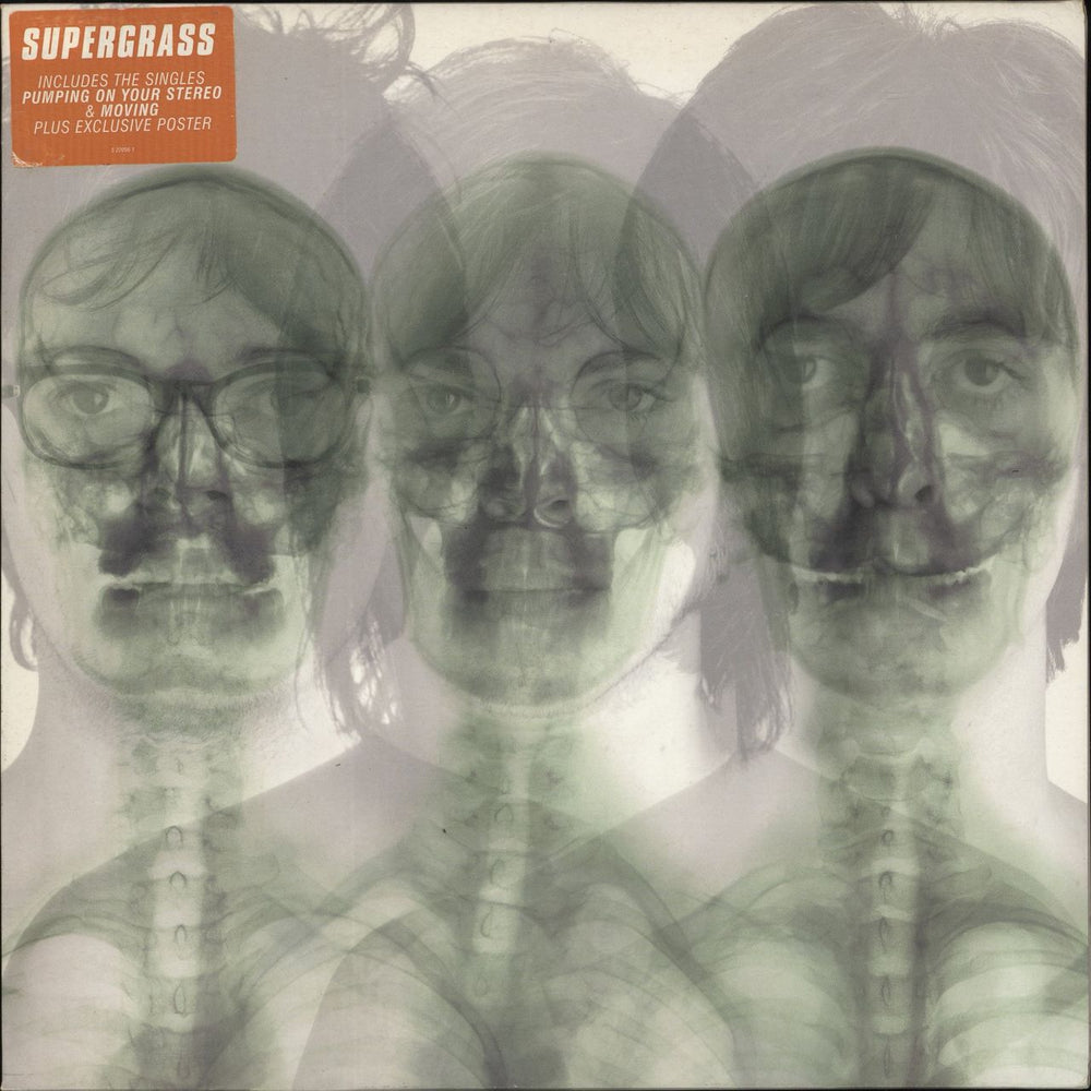 Supergrass Supergrass + Poster UK vinyl LP album (LP record) 5220561