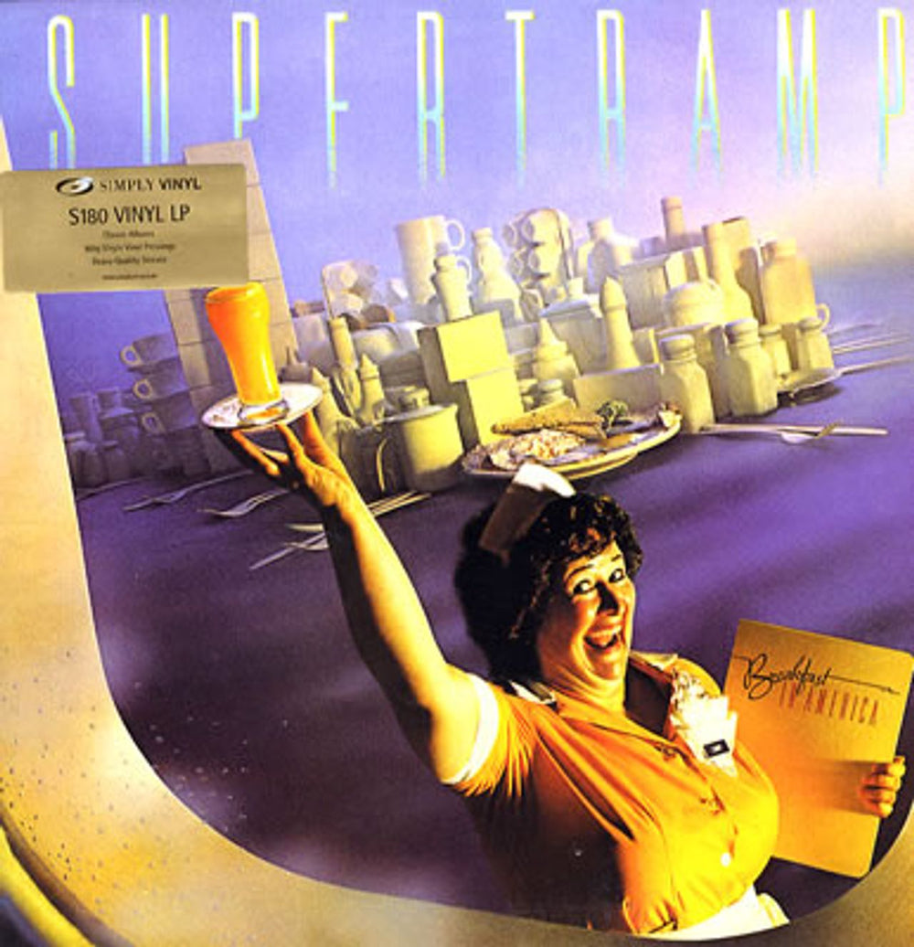 Supertramp Breakfast In America - 180g vinyl - Golden Stickers UK vinyl LP album (LP record) SVLP184