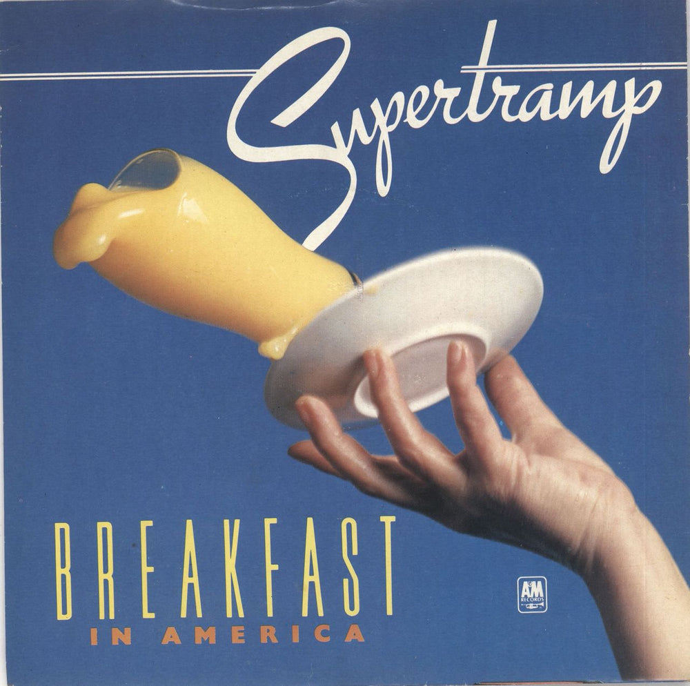 Supertramp Breakfast In America + Sleeve UK 7" vinyl single (7 inch record / 45) AMS7451