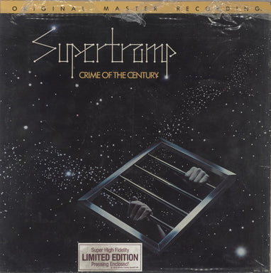 Supertramp Crime Of The Century - stickered bag US vinyl LP album (LP record) MFSL1-005