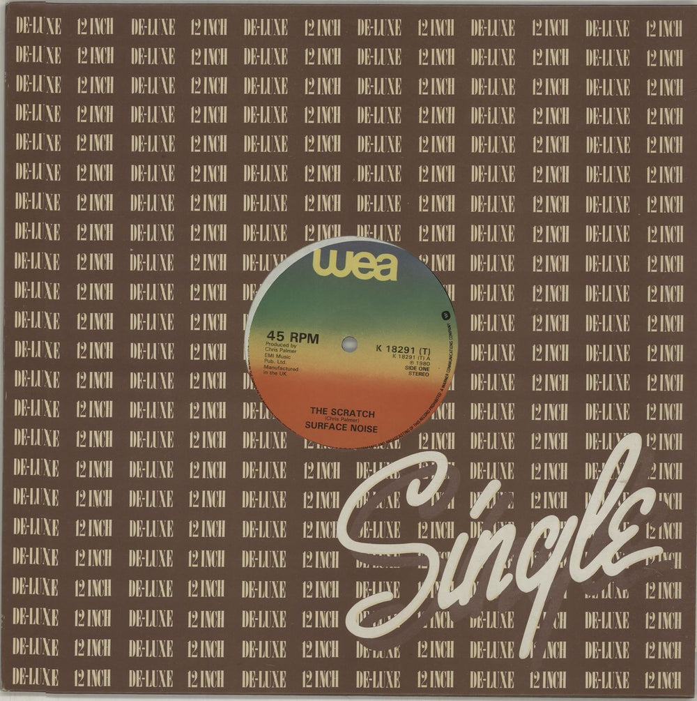 Surface Noise The Scratch UK 12" vinyl single (12 inch record / Maxi-single) K18291(T)