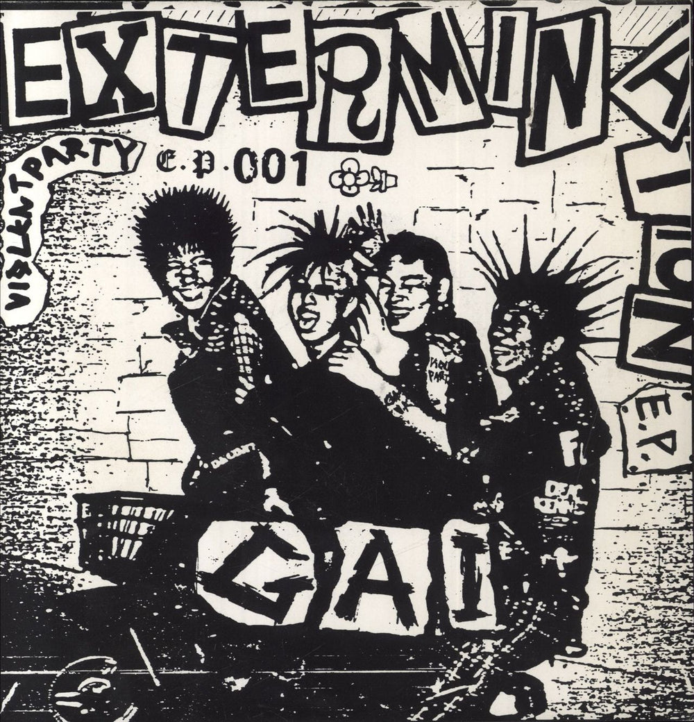 Swankys Extermination E.P. Japanese 7" vinyl single (7 inch record / 45) GAI001