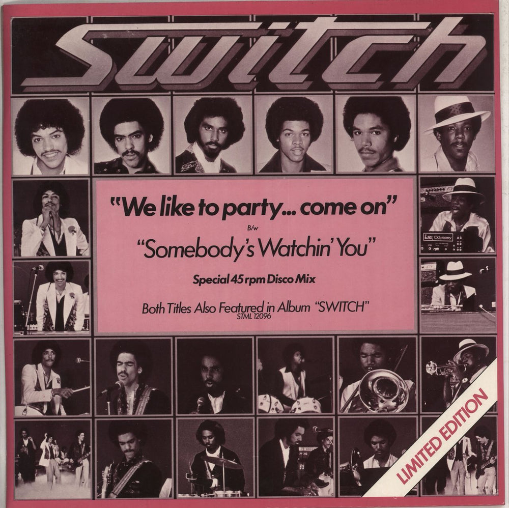 Switch (Motown) We Like To Party... Come On UK 12" vinyl single (12 inch record / Maxi-single) 12TMG1132