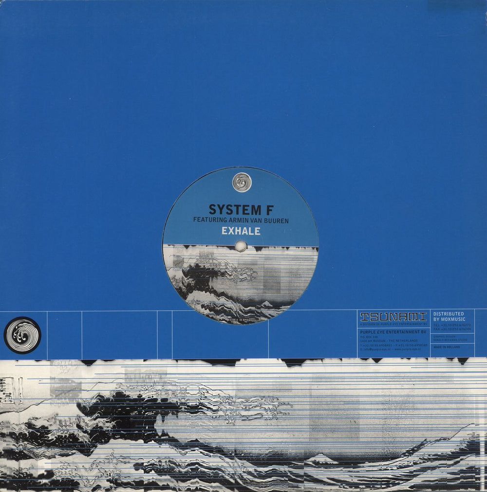 System F Exhale Dutch Promo 12" vinyl single (12 inch record / Maxi-single) TSU6828