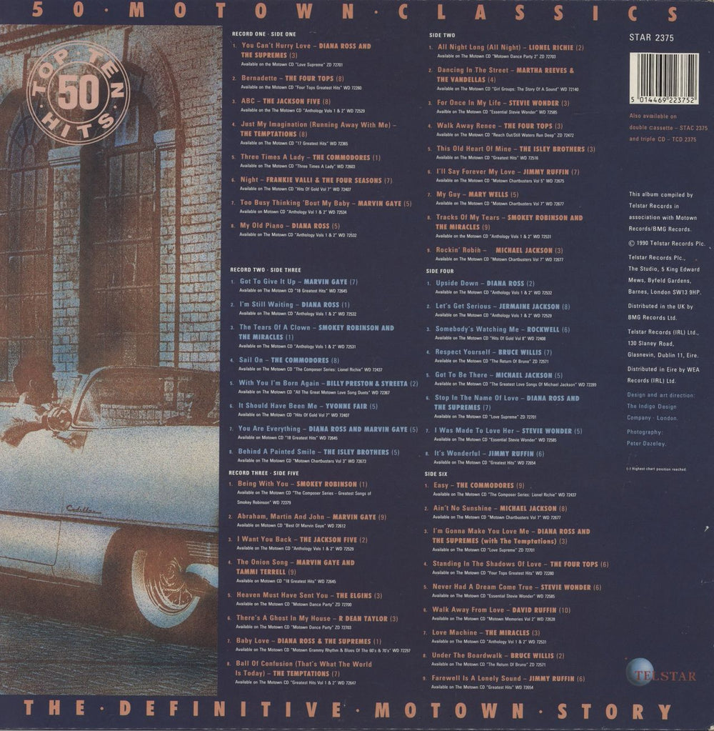 Tamla Motown The Motown Classics - EX UK 3-LP vinyl record set (Triple LP Album) 5014469223752