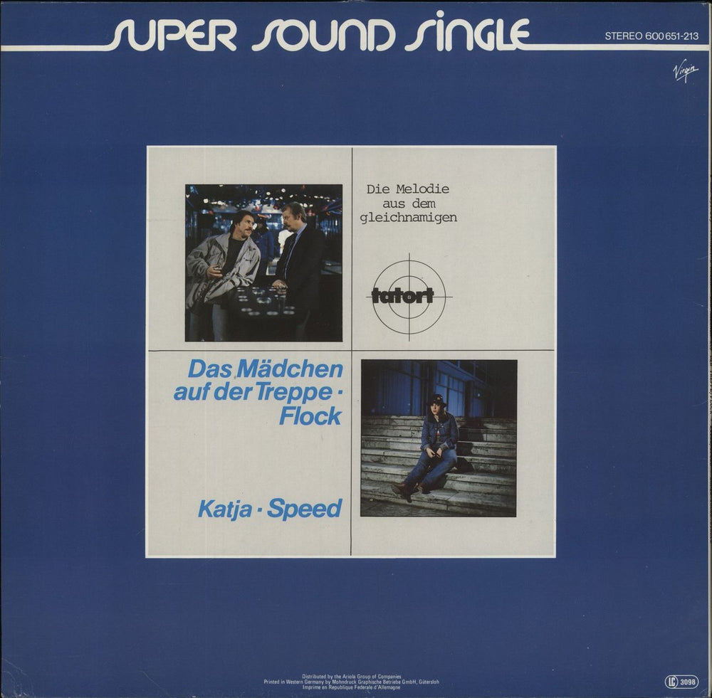 Tangerine Dream Das Madchen Auf Der Treppe German 12" vinyl single (12 inch record / Maxi-single)