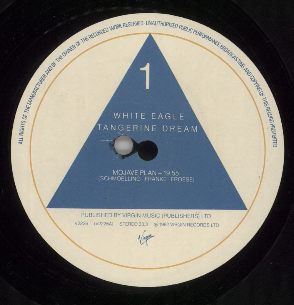 Tangerine Dream White Eagle UK vinyl LP album (LP record) TANLPWH337829