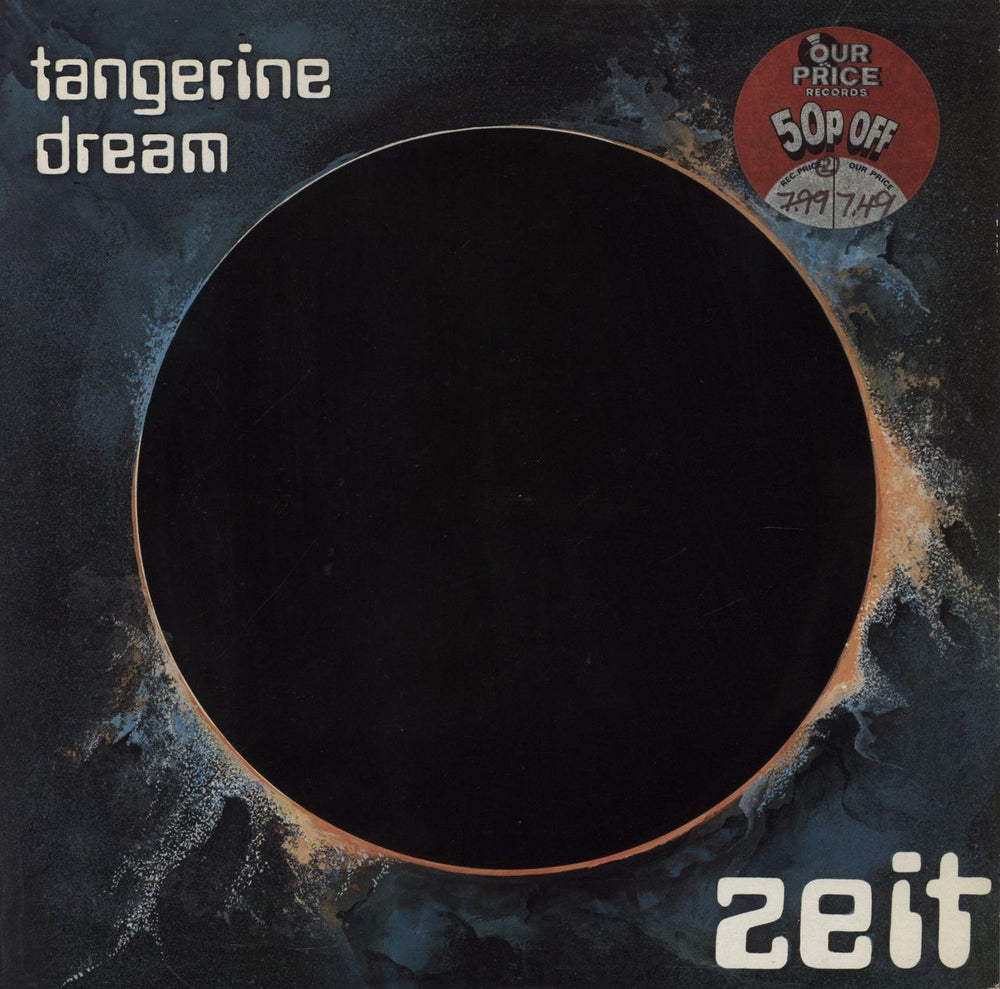 Tangerine Dream Zeit UK 2-LP vinyl record set (Double LP Album) VD2503