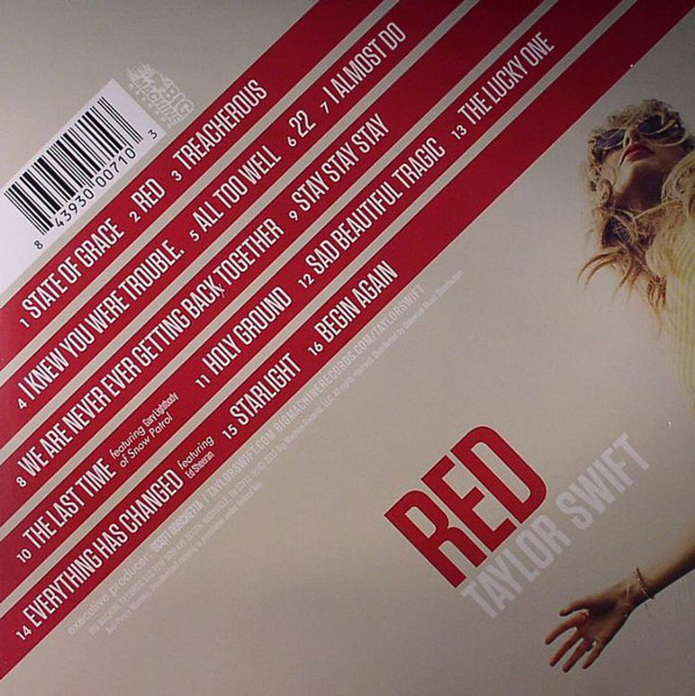 Taylor Swift Red (Original Version) - Sealed UK 2-LP vinyl record set (Double LP Album) T502LRE768235